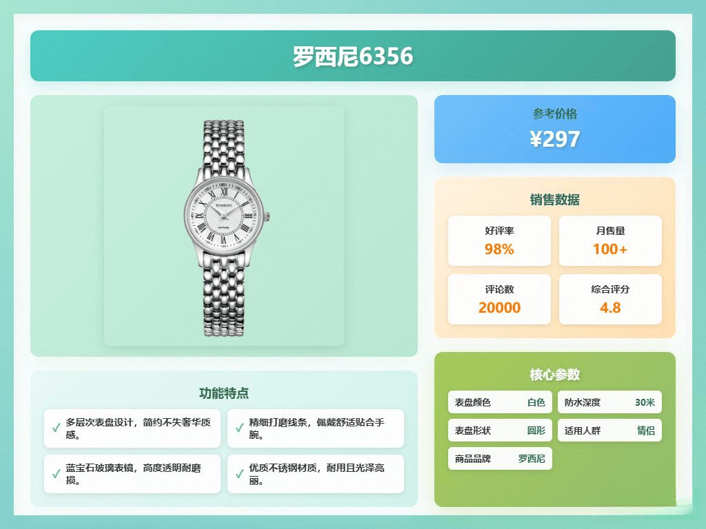 高颜值腕表提升你的时尚品味！2025年轻奢手表推荐：六款(图6)